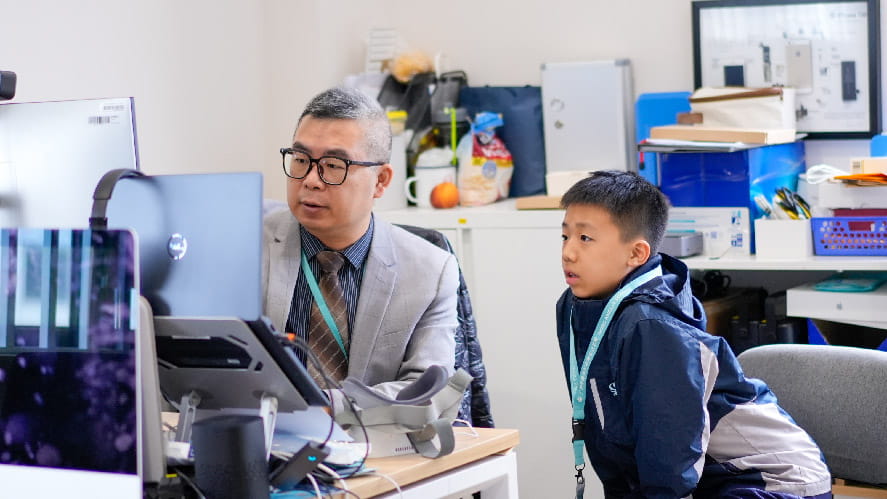 Children take ove the school - world children